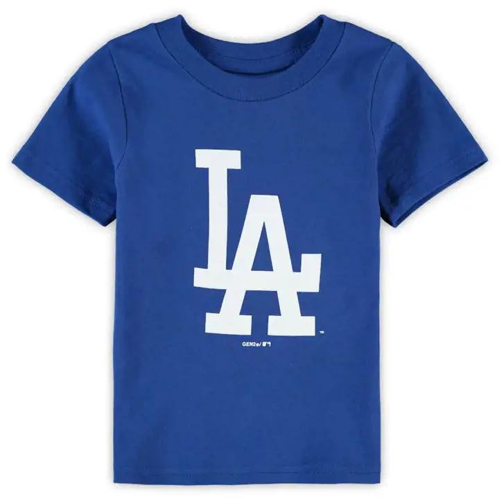 T-shirt bébé Los Angeles Dodgers MLB avec logo principal de l'équipe rb
