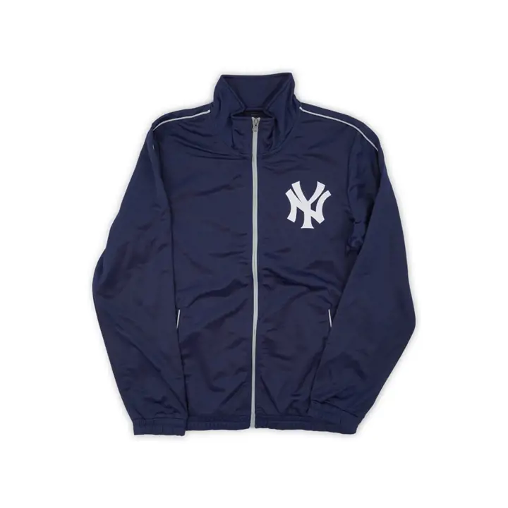 Veste de survêtement en tricot MLB New York Yankees 21 blc/gri