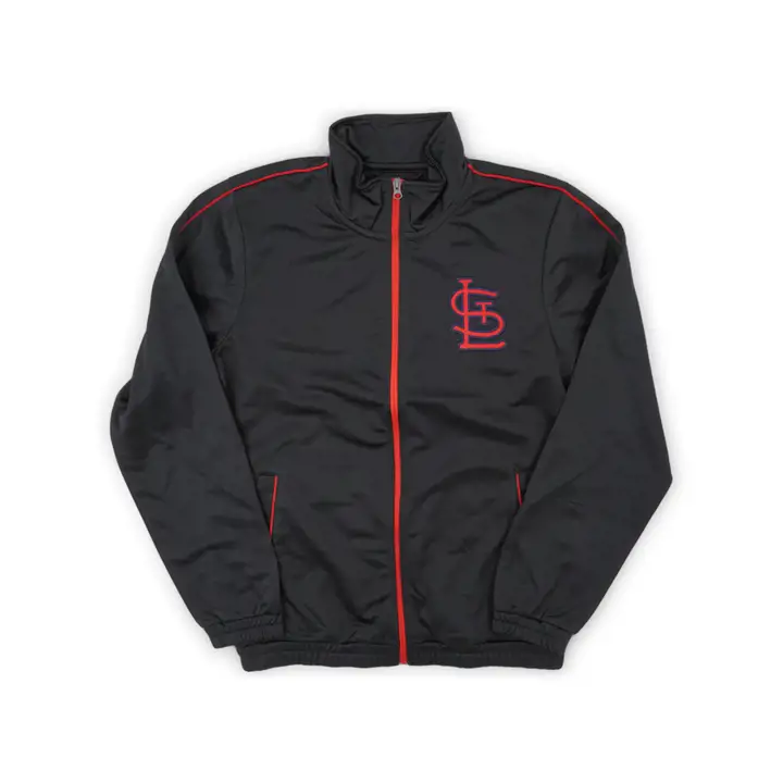 Veste de survêtement MLB St. Louis Cardinals Tricot 21 noir/rouge