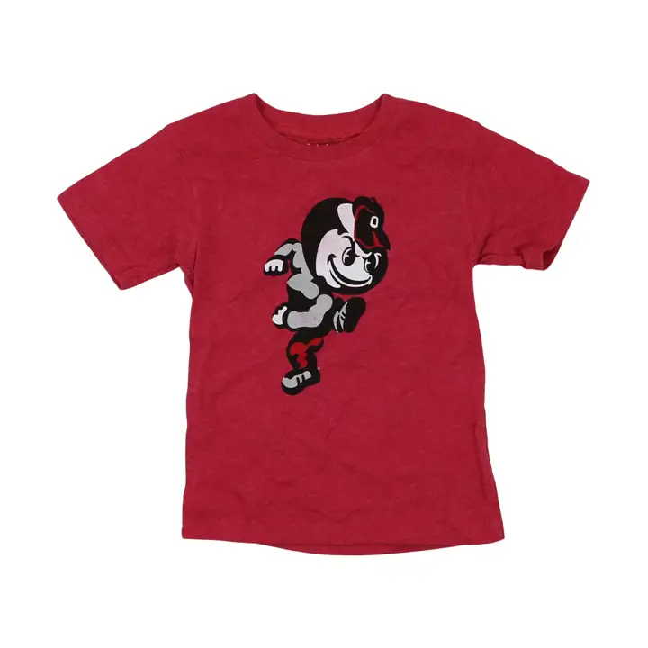 T-shirt bébé mascotte des Buckeyes de l'Ohio State NCAA, rouge