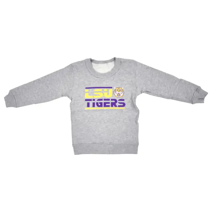 Polaire réversible L.S.U. NCAA pour enfant, gris