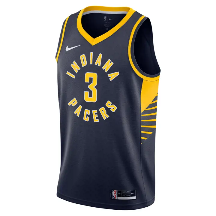MAILLOT SWINGMAN ICON PACERS NBA Chris Duarte BLEU MARINE