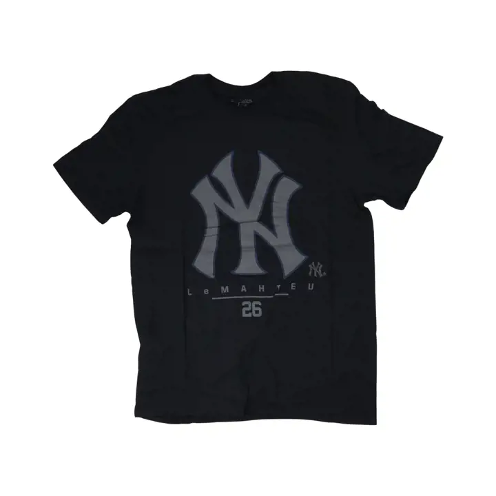 T-shirt de joueur Yankees MLB Notorious II DJ LeMahieu noir
