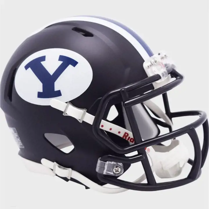 Mini-casque BYU Speed marine/blanc