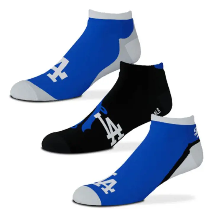 Lot de 3 paires de chaussettes Los Angeles Dodgers Flash