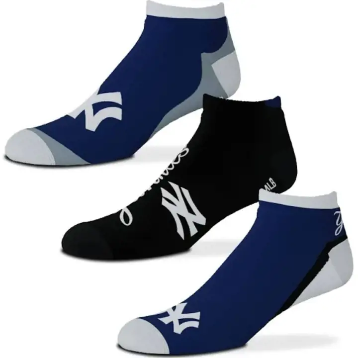 New York Yankees Chaussettes 3 paires assorties