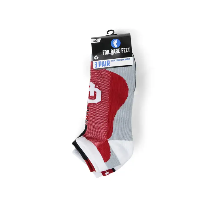 Chaussettes Oklahoma Sooners Flash (3 paires)