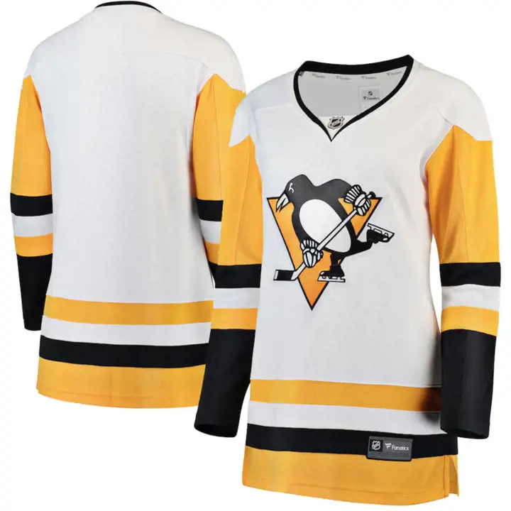Maillot alternatif Pittsburgh Penguins NHL Breakaway pour femme - Blanc