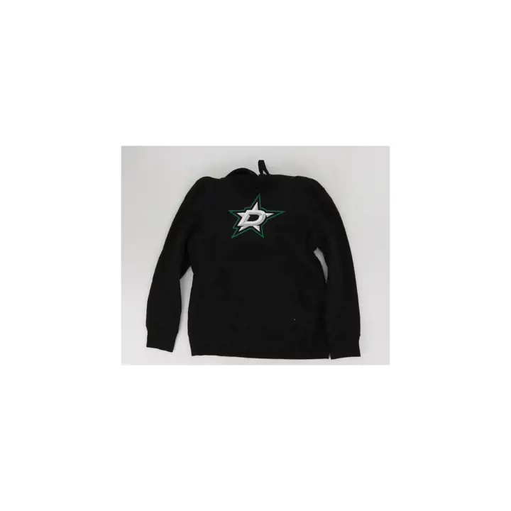 Chandail à capuchon avec logo principal des Stars de Dallas (LNH) pour femme, noir