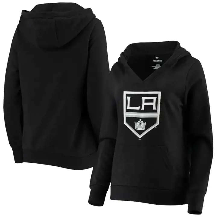 Los Angeles Kings NHL Femme Logo Principal Capuche Noir