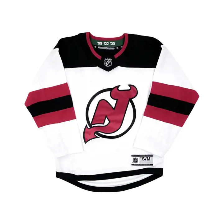 Maillot Réplique Vierge Enfant New Jersey Devils BLANC