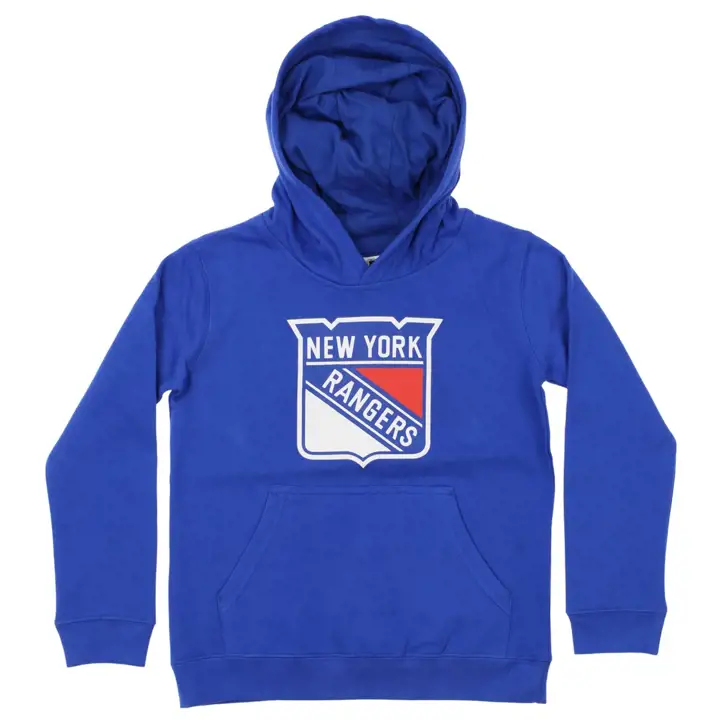 New York Rangers LNH Chandail à Capuchon avec Logo Prime pour Jeune RBL