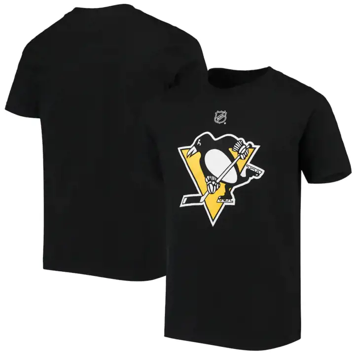 T-shirt Logo Prime NHL Pittsburgh Penguins pour jeune - Noir