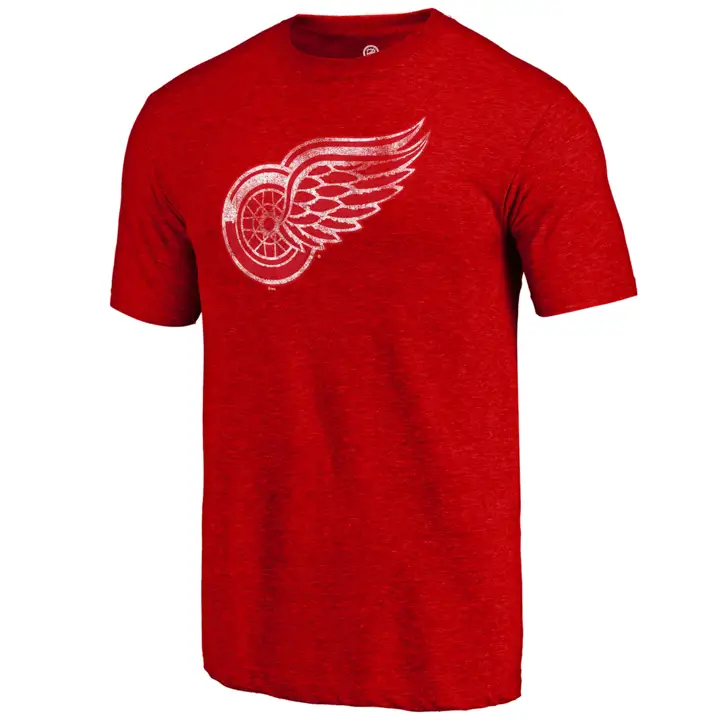 T-shirt vintage Detroit Redwings LNH Prime Logo en tissu tri-blend RE