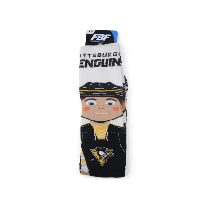 Chaussette à tête branlante AST des Penguins de Pittsburgh LNH
