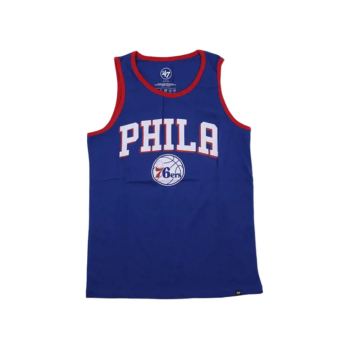 Débardeur NBA Philadelphia 76ers Super Rival d'avant-match, bleu