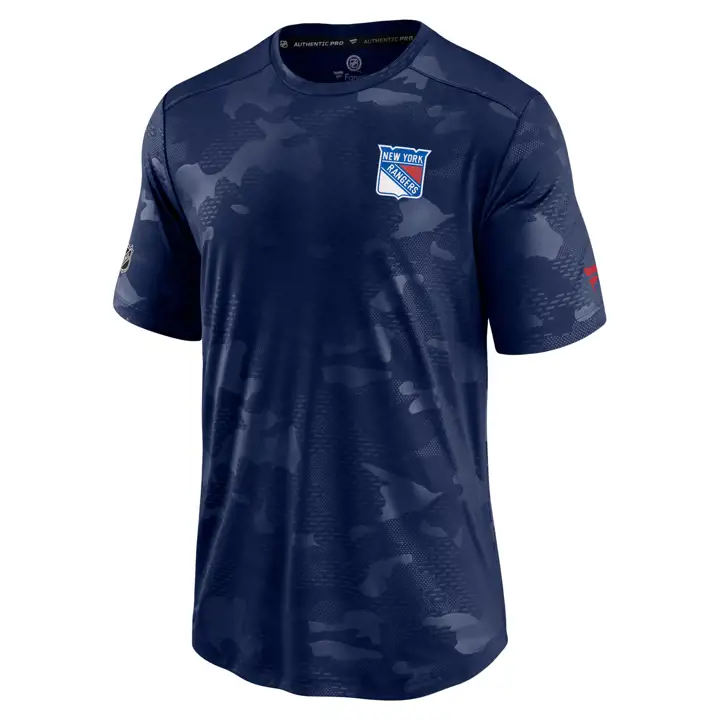 T-shirt technique camouflage des New York Rangers de la LNH, marine
