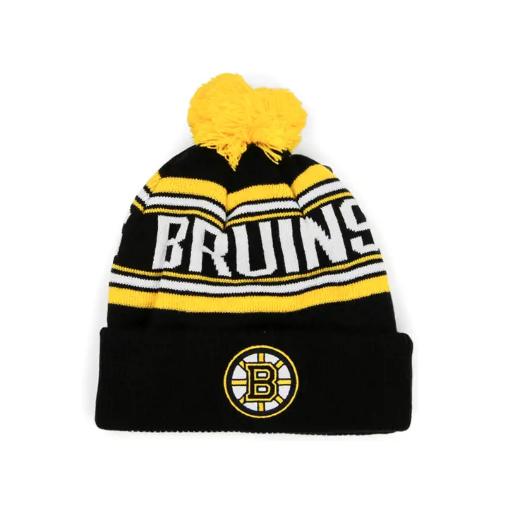 Boston Bruins LNH Jeunesse Tricot Jacquard Noir