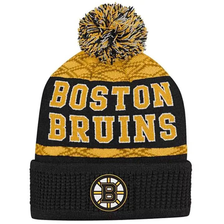 Boston Bruins LNH Palet Jupe Motif Manchette Noir