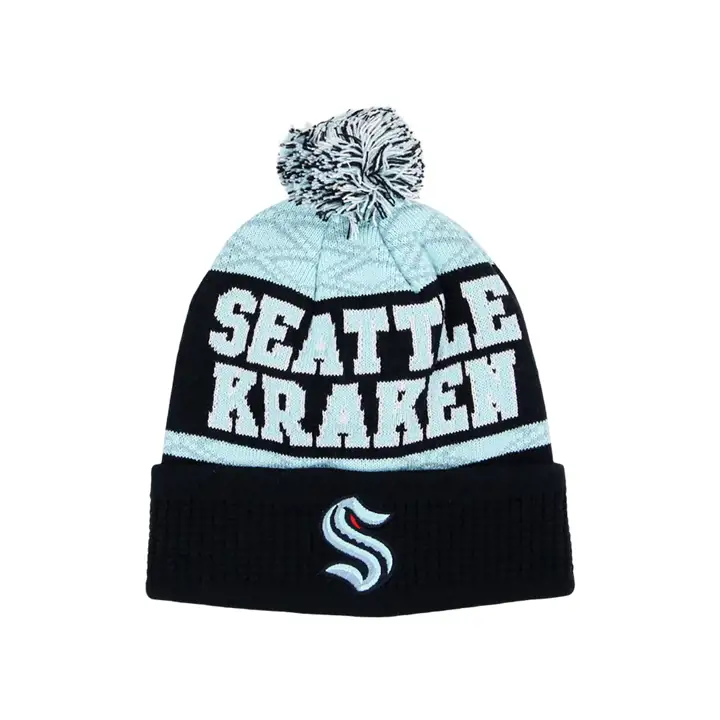 Seattle Kraken LNH Jeunesse Palet à motifs Manchette BLEU MARINE