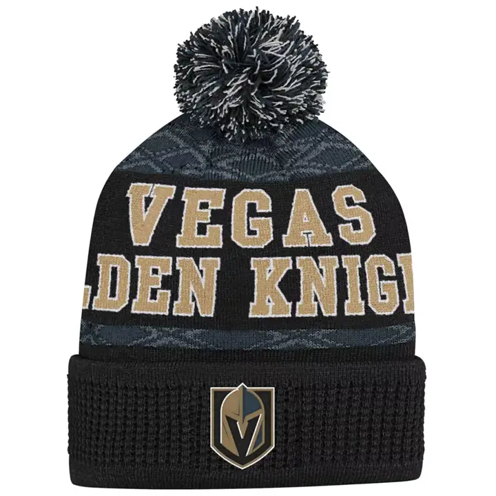 Vegas Golden Knights LNH Jeunesse Manchette à motif de rondelles NOI