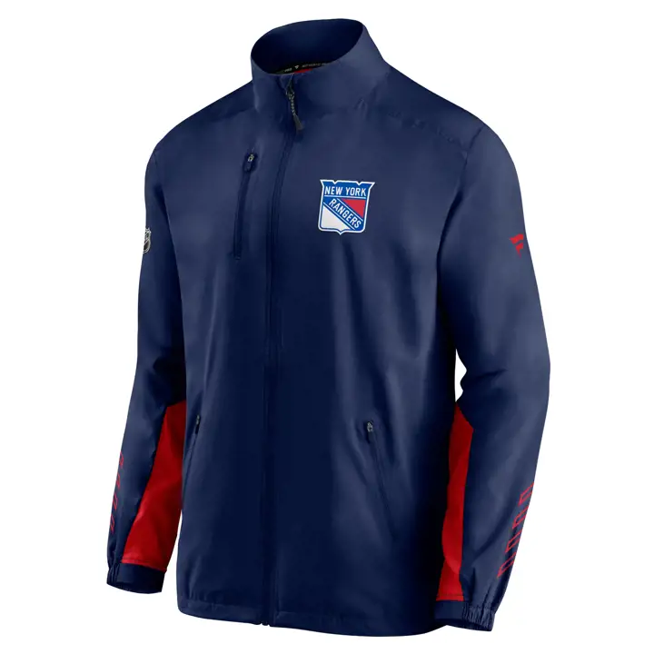 Veste de survêtement avec fermeture éclair intégrale New York Rangers NHL, marine