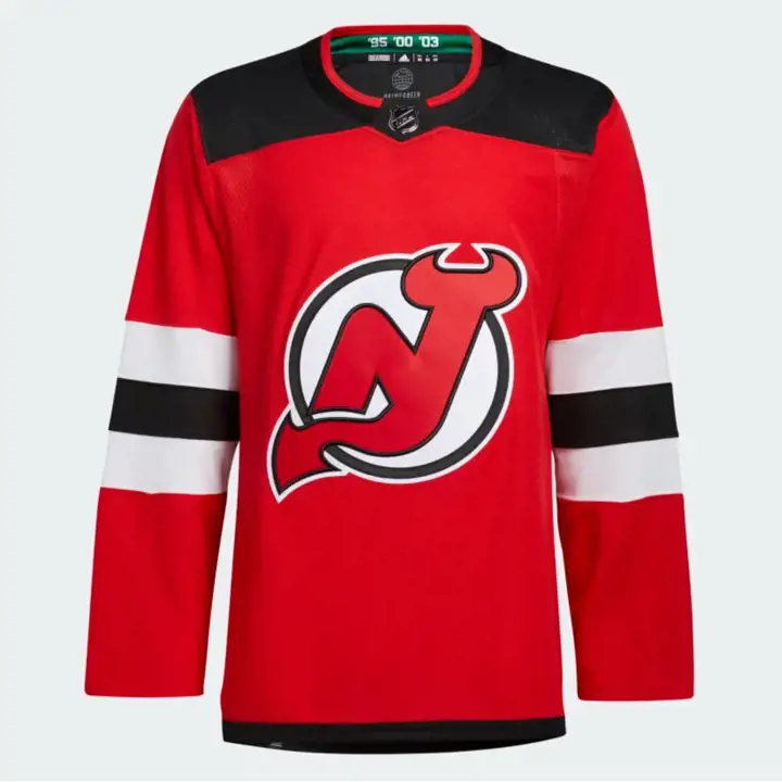 Maillot Authentique Rouge Domicile New Jersey Devils NHL