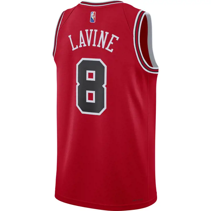 Maillot de basket NBA Swingman Zach LaVine BULLS ROUGE
