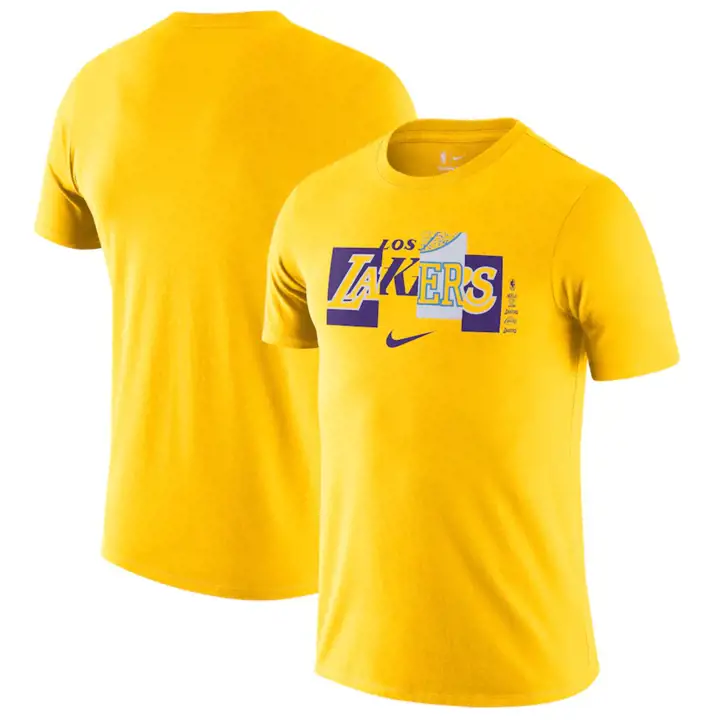 T-shirt Collage Mixtape NBA Jeune Los Angeles Lakers violet