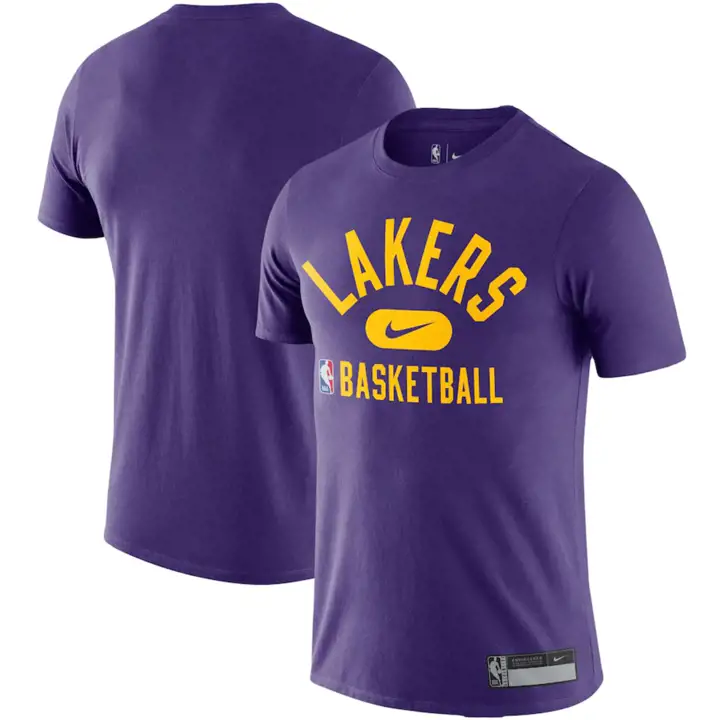 T-shirt de basket-ball Los Angeles Lakers NBA Youth Practice pur
