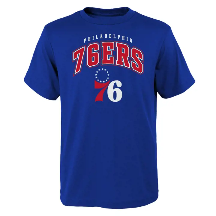T-shirt rayé pour jeune NBA des 76ers de Philadelphie rbl