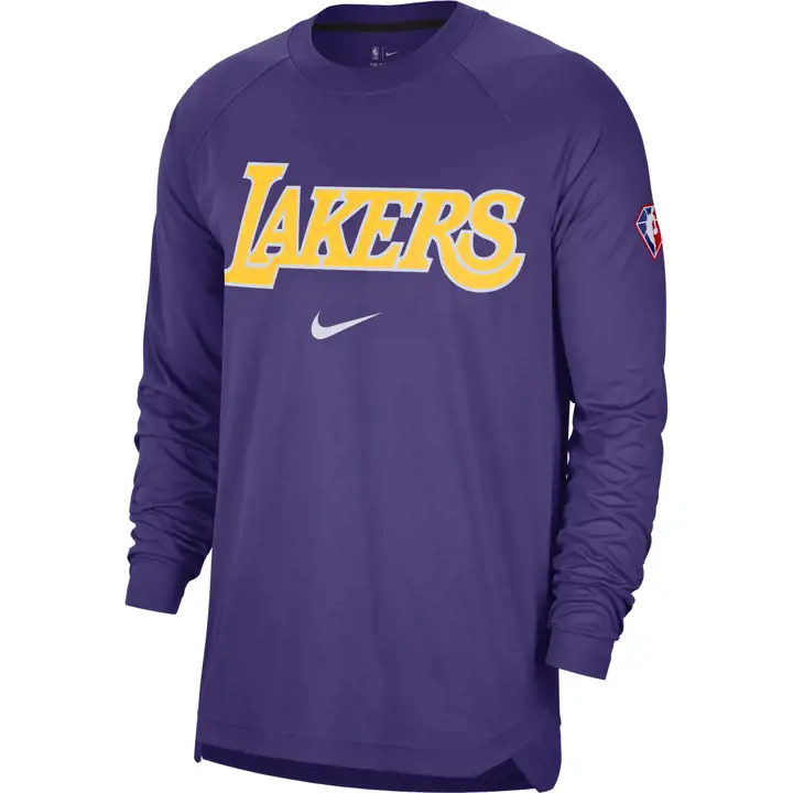 Los Angeles Lakers Avant-match LST pur
