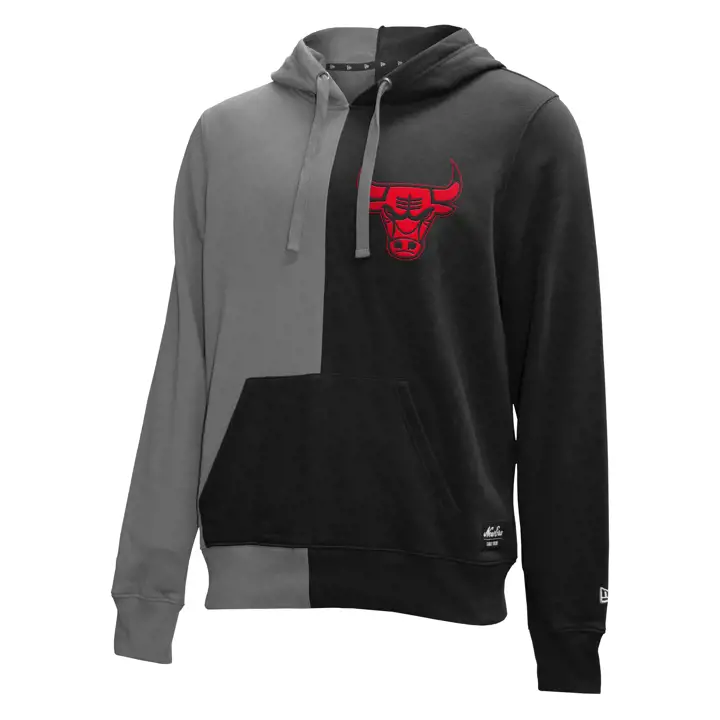 Chicago Bulls NBA New Era Split Hood GRY