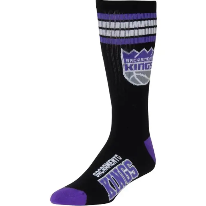 Sacramento Kings 4 Stripe Deuce Crew NOIR