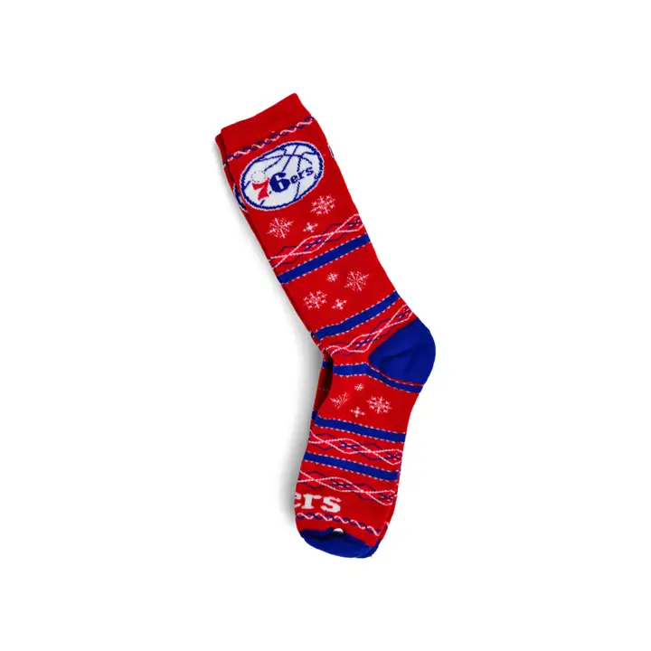 Chaussettes chandail flocon de neige Philadelphia 76ers AST