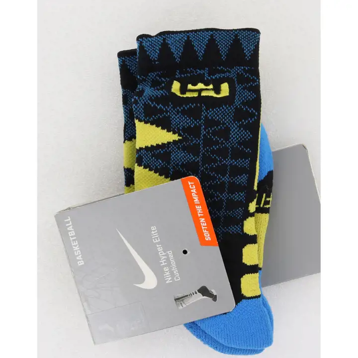 Chaussettes montantes NBA Lebron Hyper Elite noires