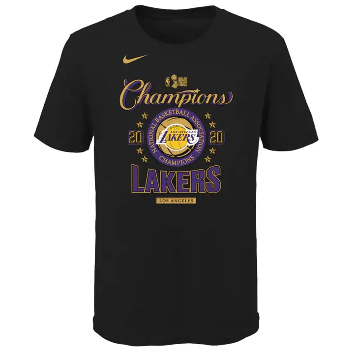 Los Angeles Lakers Champions NBA 2020 LR SS NOIR