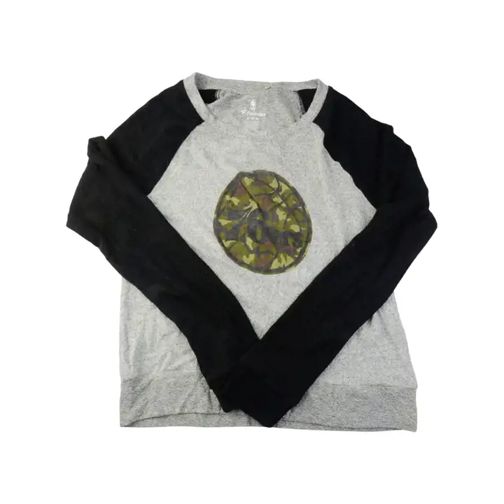 Philadelphia 76ers NBA Pull Ras du Cou Molleton Camouflage Doux Femme GRIS