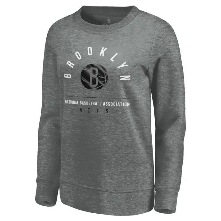 Brooklyn Nets NBA Femme Versalux Triumph Ras du cou GRIS