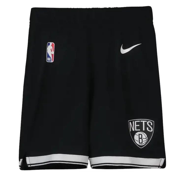 Short Brooklyn Nets NBA Enfants Icône Réplique Noir