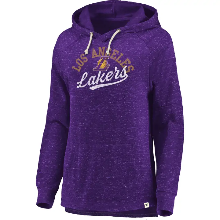 T-shirt Los Angeles Lakers NBA pour femme à inscription délavée VIOLET