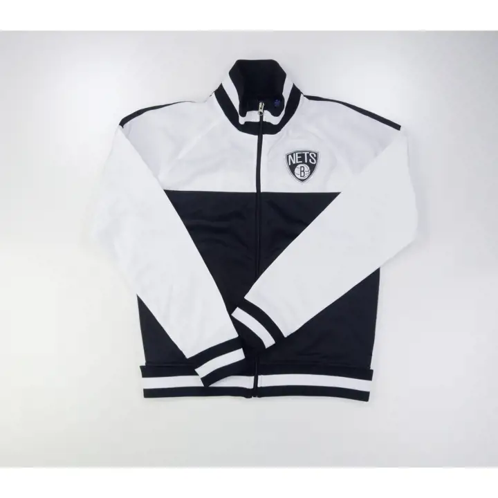 Veste de survêtement Brooklyn Nets FACEOFF 2019 BLANC