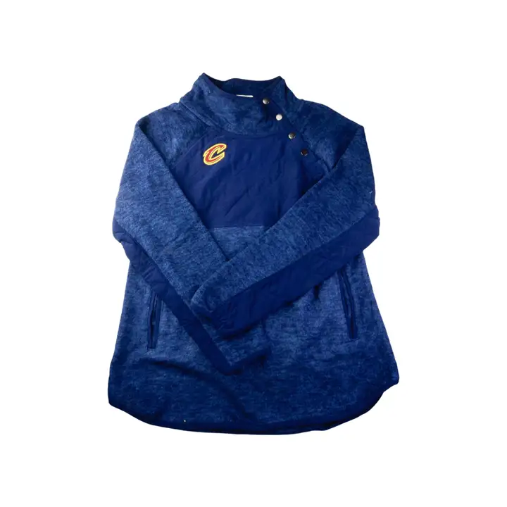 Chandail molletonné Cleveland Cavaliers NBA matelassé à notes latérales pour femme
