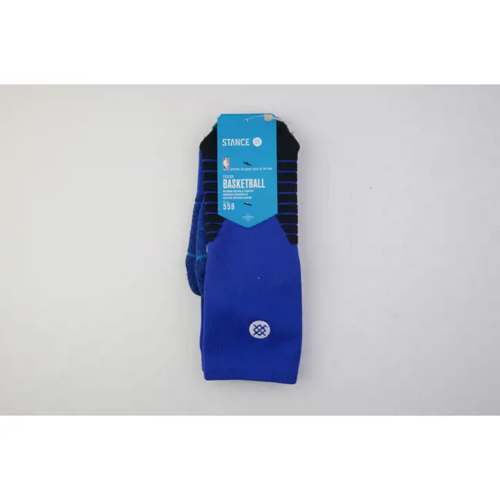 NBA CHALEUR SUR LE TERRAIN Chaussettes d'équipage solides BLEU