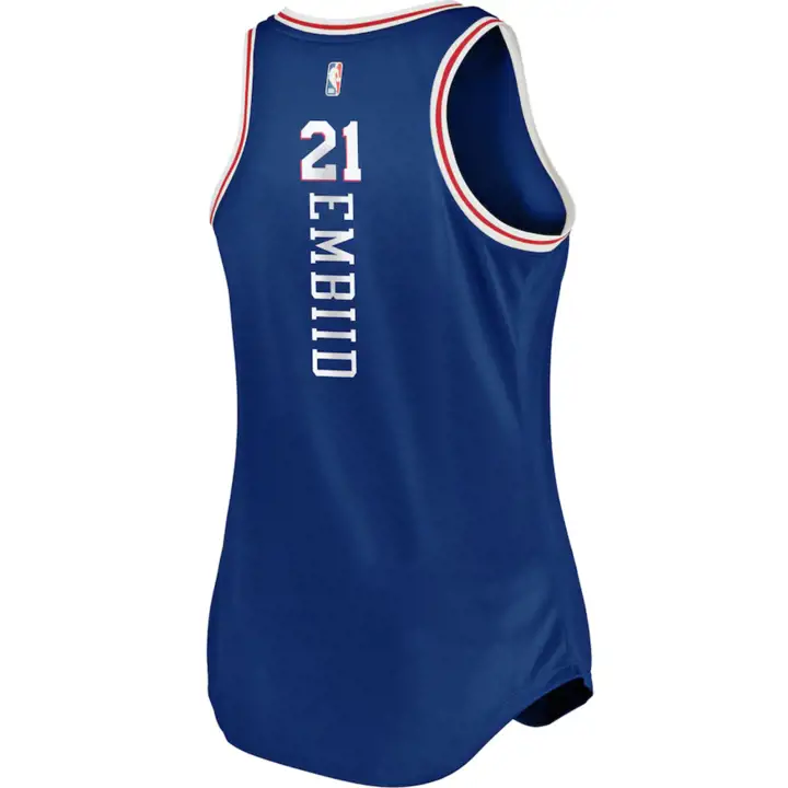Maillot de basket sans manches NBA Philadelphia 76ers Femme Joel Embiid RBL