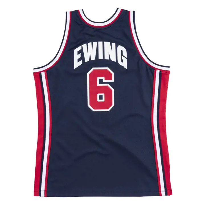 USA Basketball MN NBA Authentique USA Maillot Patrick Ewing NAV