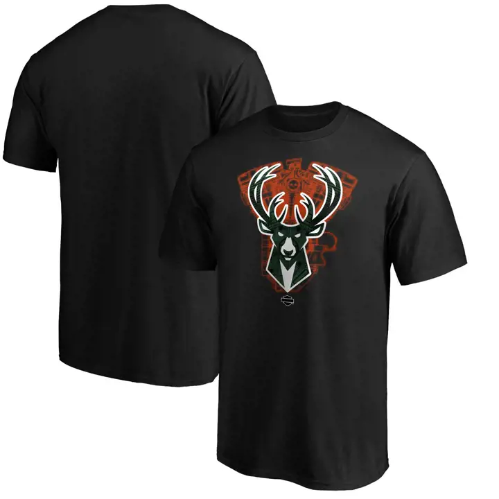 Milwaukee Bucks HARLEY DAVIDSON X BUCKS SS NOIR