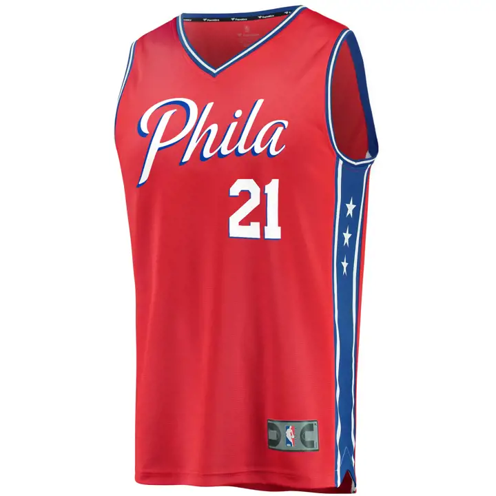 Maillot Joel Embiid Philadelphia 76ers NBA Fastbreak Statement
