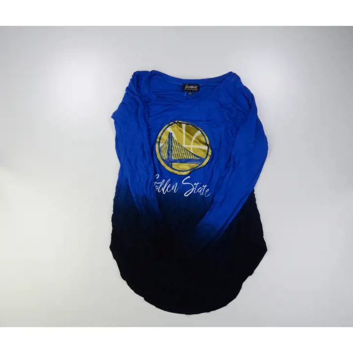 Warriors de Golden State TUNIQUE MANCHES LONGUES 2018 BLEUE