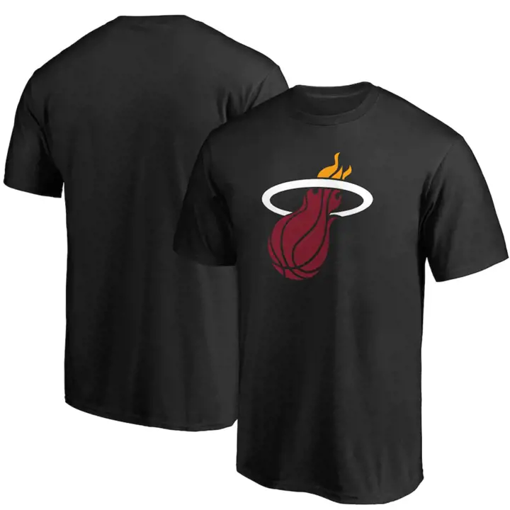 Miami Heat NBA Team Logo T-Shirt NOIR